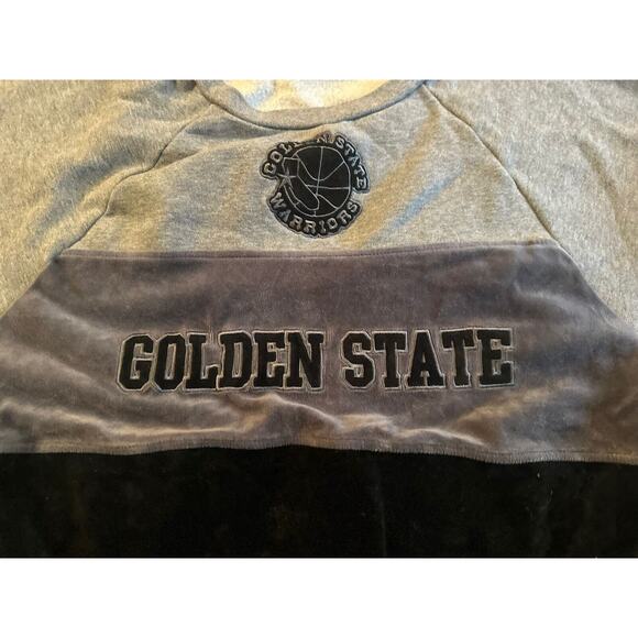 Vintage Mitchell & Ness Women's XL Sweatshirt Pullover Golden State Warriors - Picture 3 of 6